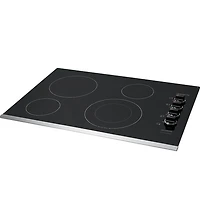 30 inch Black 4 Burner Electric Cooktop