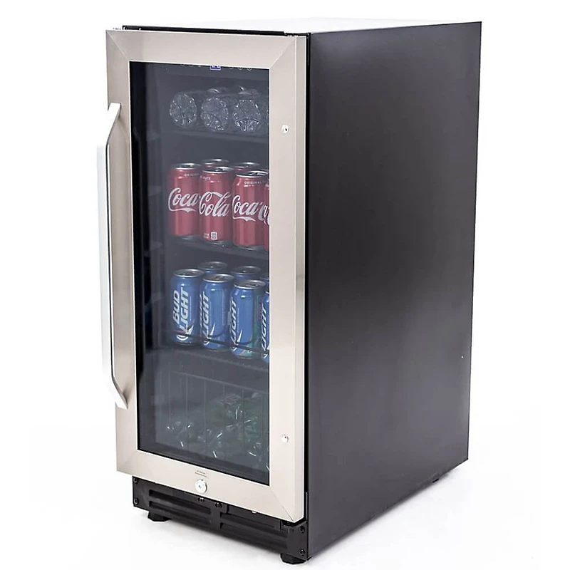 72 Can Stainless Steel Beverage Center