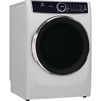 8.0 Cu. Ft. White Front Load Stackable Dryer