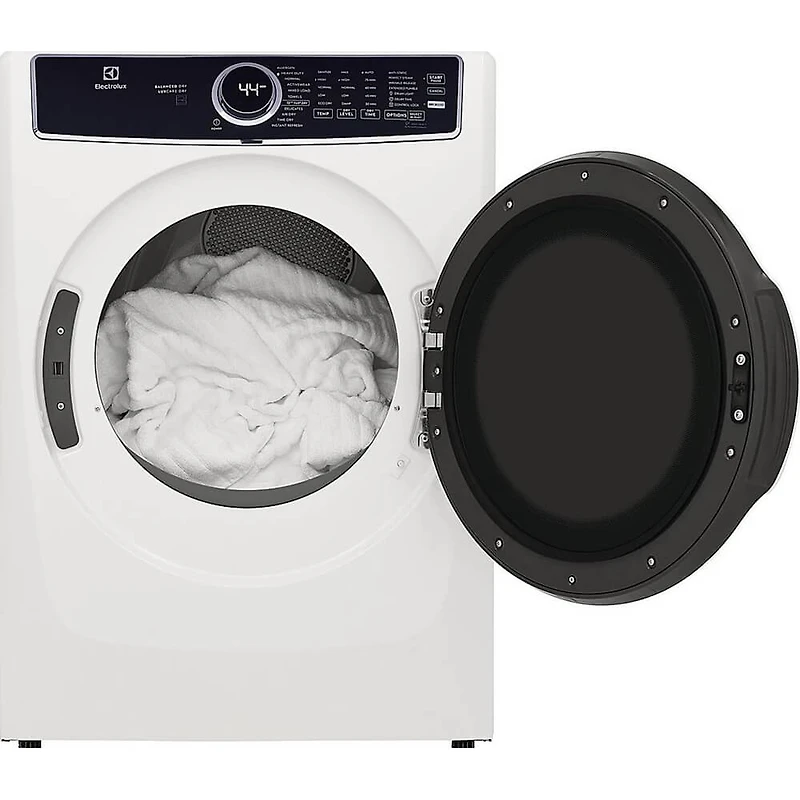 8.0 Cu. Ft. White Front Load Stackable Dryer