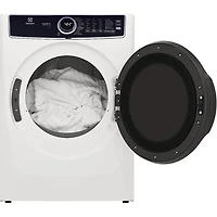 8.0 Cu. Ft. White Front Load Stackable Dryer