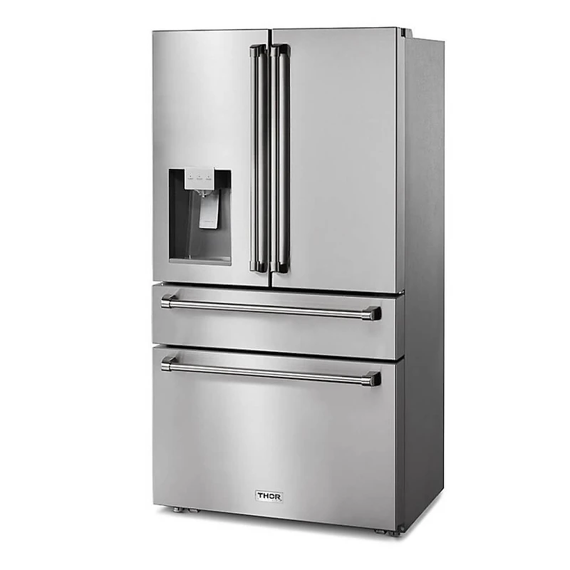 21.6 Cu. Ft. Stainless Steel French Door Counter Depth Refrigerator