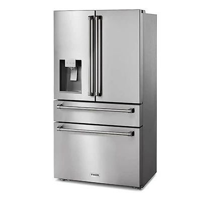 21.6 Cu. Ft. Stainless Steel French Door Counter Depth Refrigerator