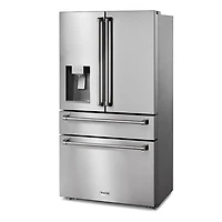 21.6 Cu. Ft. Stainless Steel French Door Counter Depth Refrigerator
