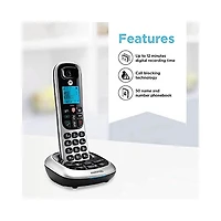 DECT 6.0 Digital Cordless Telephone with Answering Machine