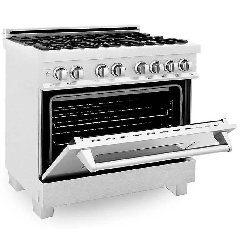 4.6 Cu. Ft. Snow Stainless Steel Freestanding Dual Fuel Convection Range