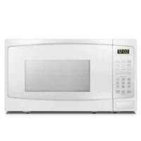 0.9 Cu. Ft. White Countertop Microwave - OPEN BOX