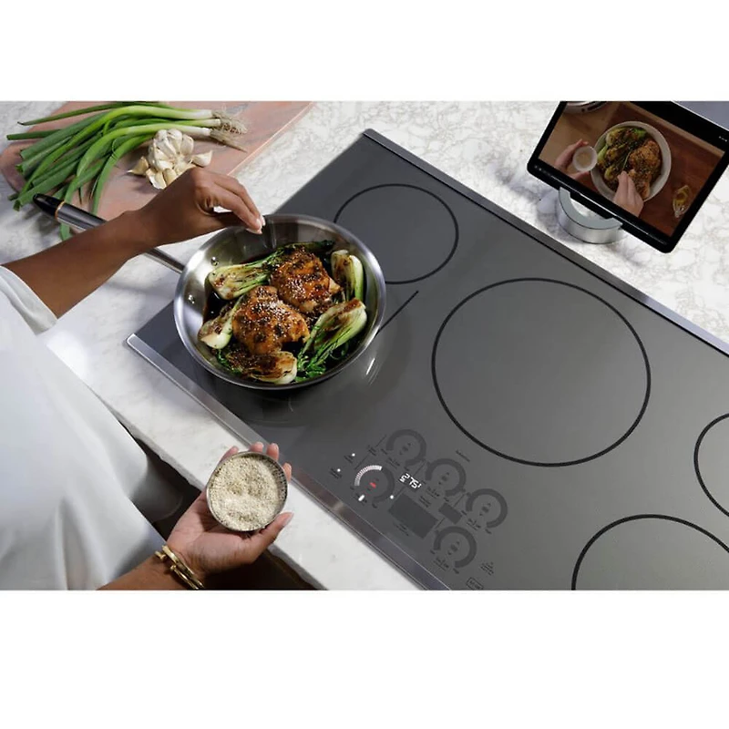 36 inch Stainless Steel 4 Burner Built-In Electric Cooktop