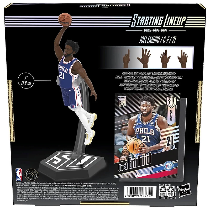 6 inch Starting Lineup Series 1 Joel Embiid Action Figure