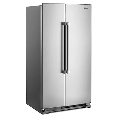 25 Cu. Ft. Stainless Steel Side-By-Side Freestanding Refrigerator