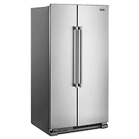 25 Cu. Ft. Stainless Steel Side-By-Side Freestanding Refrigerator