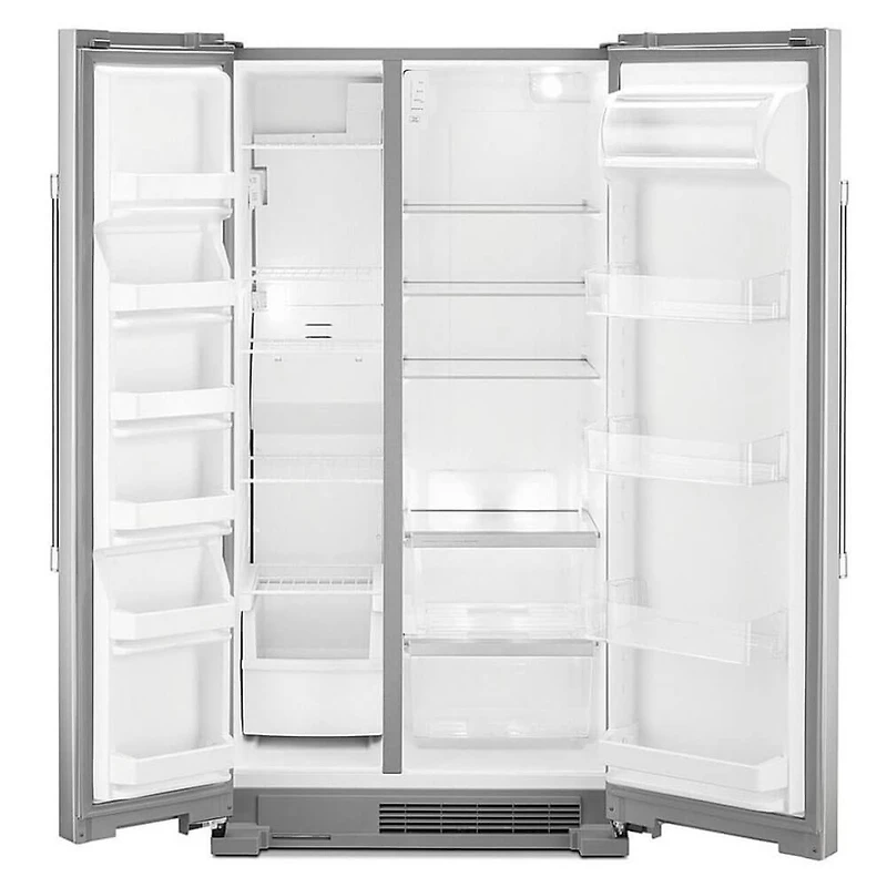 25 Cu. Ft. Stainless Steel Side-By-Side Freestanding Refrigerator