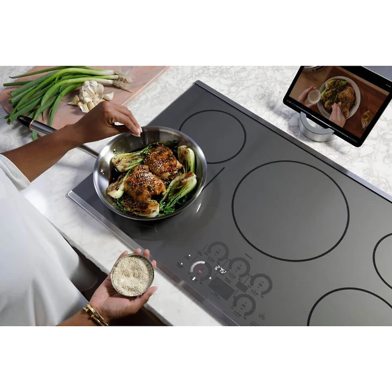 36 inch Black 5 Burner Electric Built-In Cooktop