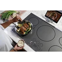 36 inch Black 5 Burner Electric Built-In Cooktop