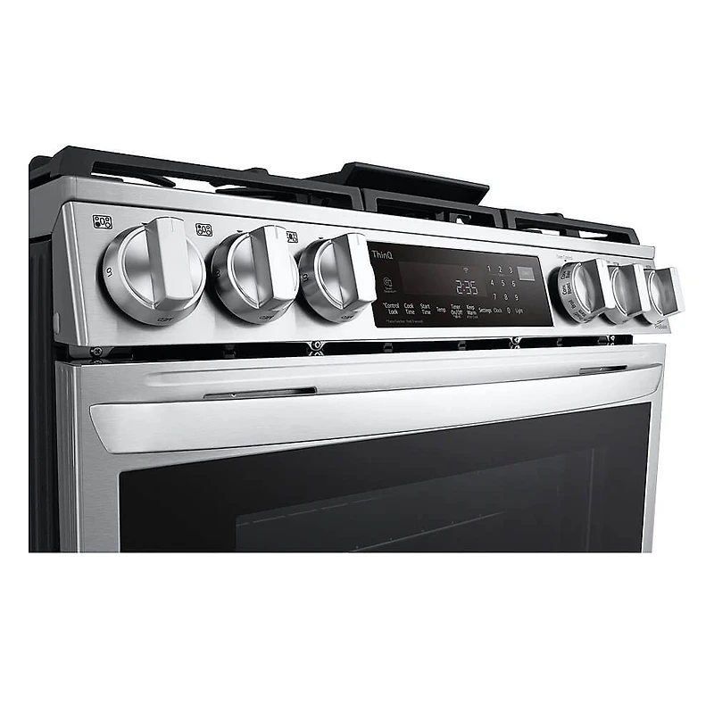 6.3 Cu Ft. Stainless Steel Slide-In Smart Dual Fuel Range