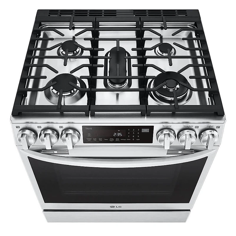 6.3 Cu Ft. Stainless Steel Slide-In Smart Dual Fuel Range