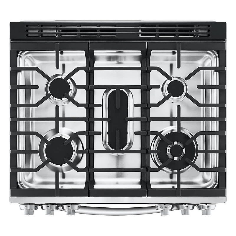 6.3 Cu Ft. Stainless Steel Slide-In Smart Dual Fuel Range