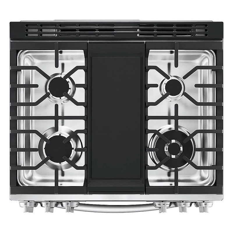 6.3 Cu Ft. Stainless Steel Slide-In Smart Dual Fuel Range
