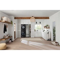 7.4 Cu. Ft. Black Steel Stackable Ultra Large Capacity Front Load Smart Dryer