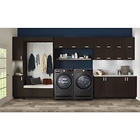 7.4 Cu. Ft. Black Steel Stackable Front Load Smart Electric Dryer with TurboSteam
