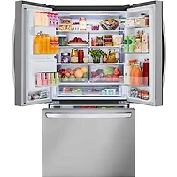 25.5 Cu. Ft. Stainless Steel French Door Smart Refrigerator