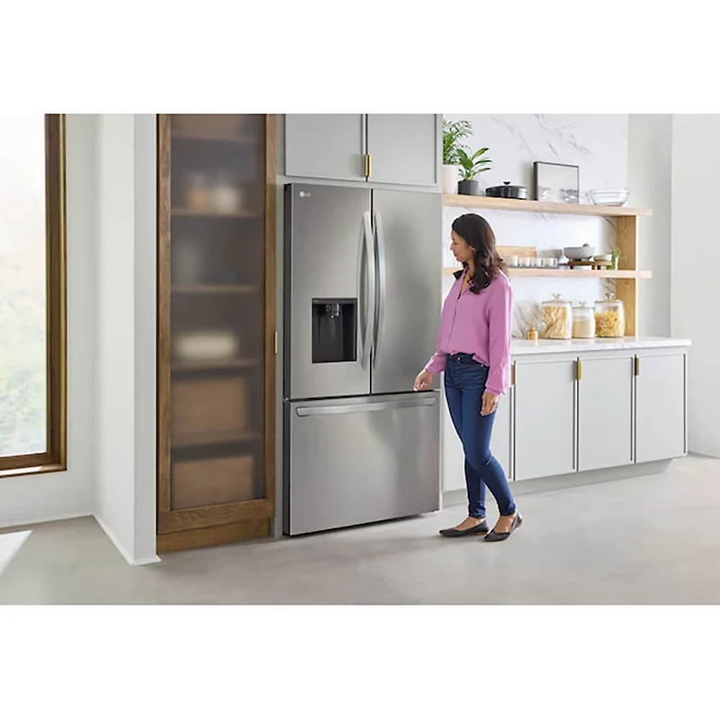 25.5 Cu. Ft. Stainless Steel French Door Smart Refrigerator