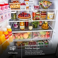 25.5 Cu. Ft. Stainless Steel French Door Smart Refrigerator