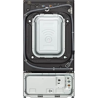 5.0 Cu. Ft. Black Steel Stackable Front Load Smart Washer