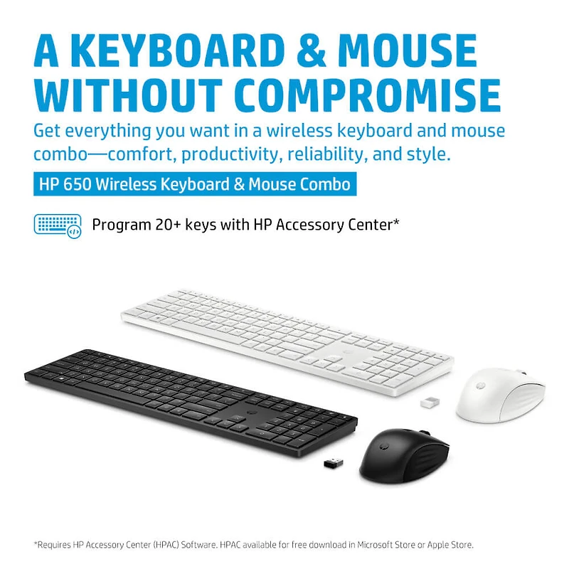 650 Wireless Keyboard and Mouse Combo