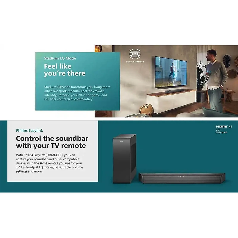 520W Soundbar 2.1 with Wireless Subwoofer