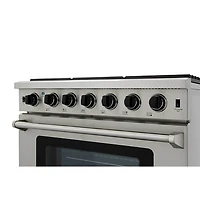 6.8 Cu. Ft. Stainless Steel Freestanding Double Oven Gas Range