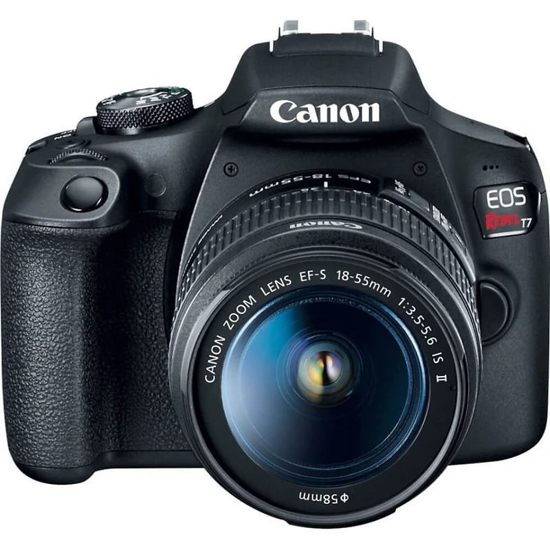 EOS Rebel T7 DSLR Video Camera with EF-S 18-55mm Lens