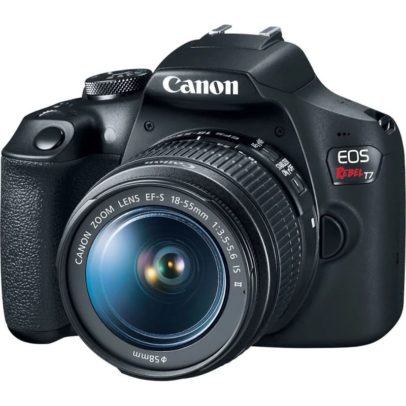 EOS Rebel T7 DSLR Video Camera with EF-S 18-55mm Lens