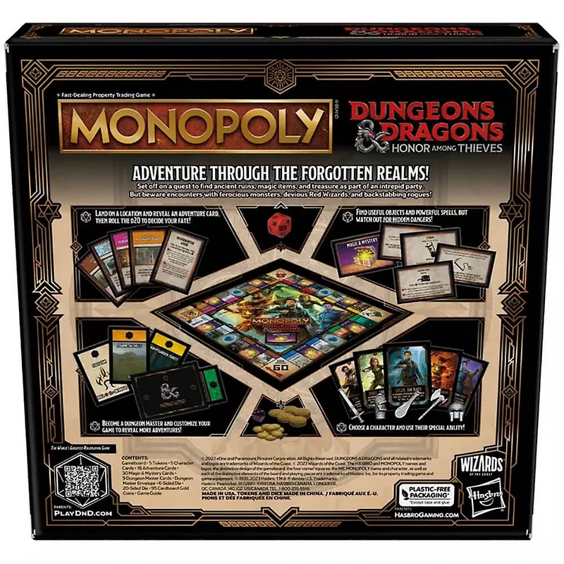 Monopoly Dungeons & Dragons: Honor Among Thieves Board Game