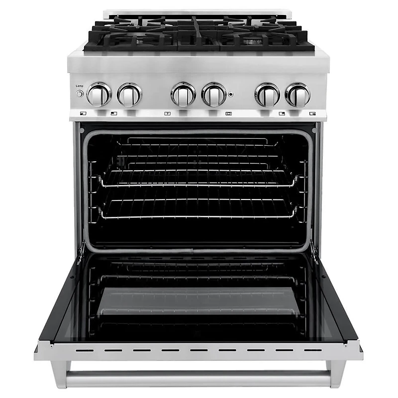 4.0 Cu. Ft. Stainless Steel Freestanding Dual Fuel Range