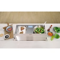 36 inch Stainless Steel Telescopic Downdraft System