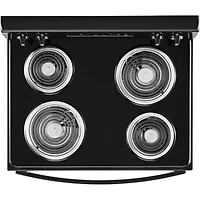4.8 cu. ft. Black Freestanding Electric Range with Keep Warm Setting