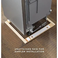 60 dBA White Front Control Dishwasher