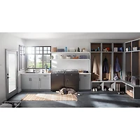 7 Cu. Ft. Volcano Black Top Load High Efficiency Pet-Pro Electric Dryer