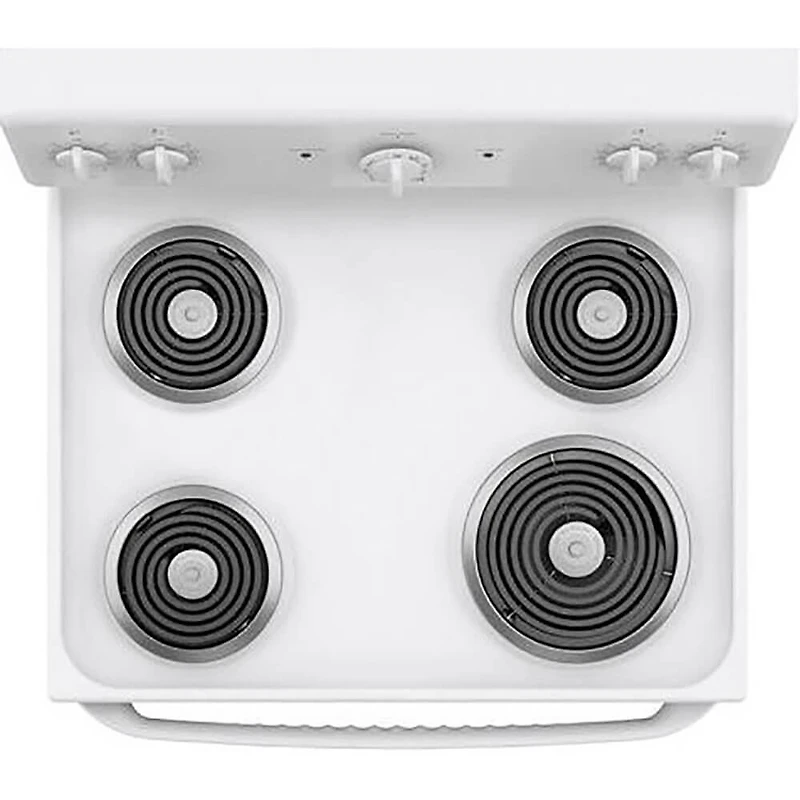 5.0 Cu. Ft. White Freestanding Electric Range