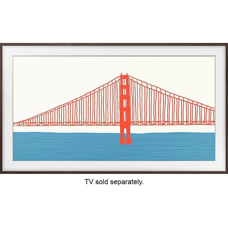 55 inch The Frame Customizable Bezel - Modern White - OPEN BOX