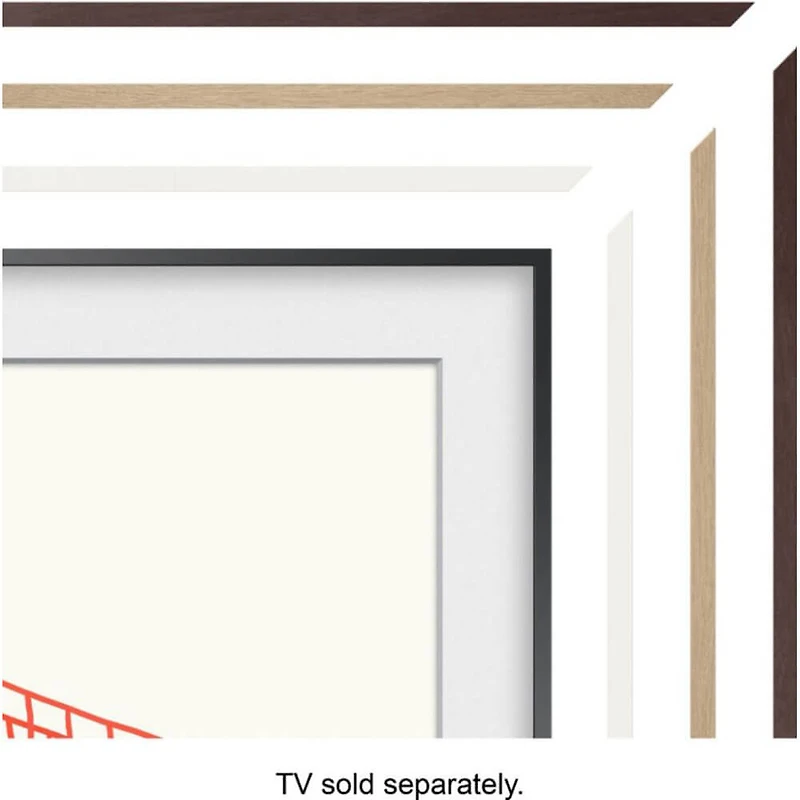 55 inch The Frame Customizable Bezel - Modern White - OPEN BOX