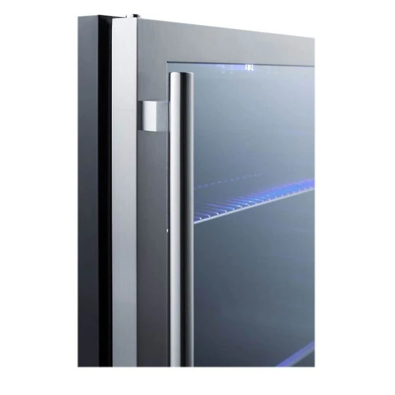 24 inch Built-In Stainless Steel 6 Bottle Beverage Center