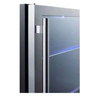 24 inch Built-In Stainless Steel 6 Bottle Beverage Center