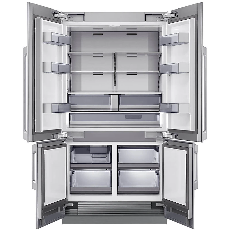 23.5 Cu. Ft. Panel Ready Counter Depth 4-Door Built-In French Door Smart Refrigerator