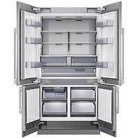 23.5 Cu. Ft. Panel Ready Counter Depth 4-Door Built-In French Door Smart Refrigerator