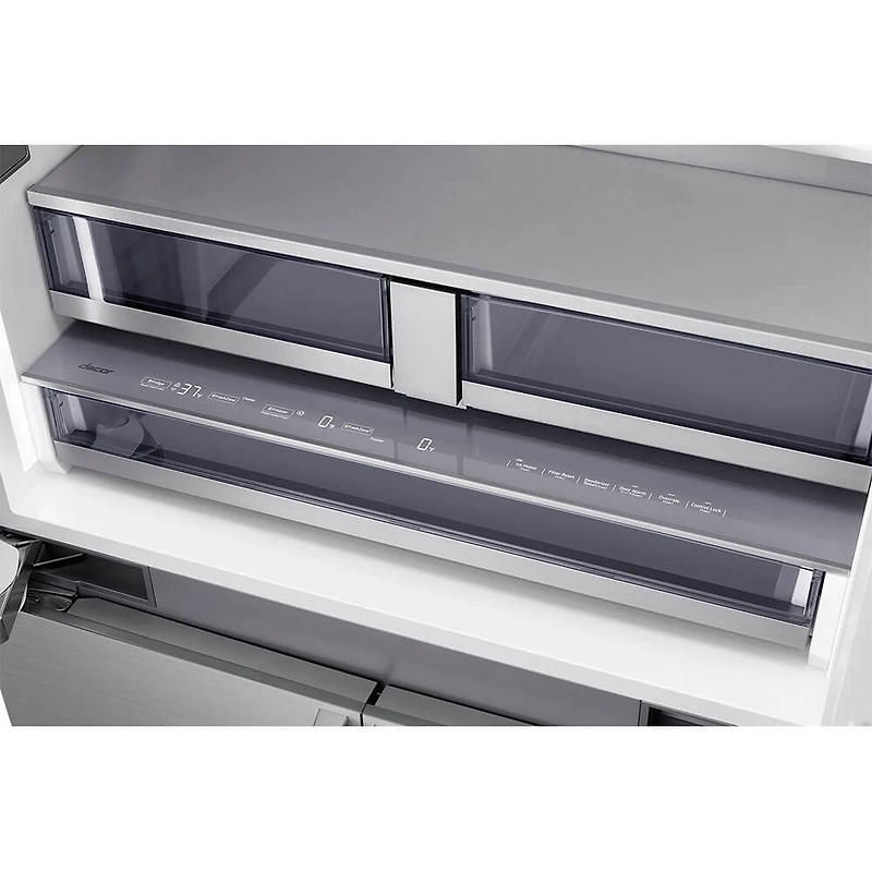 23.5 Cu. Ft. Panel Ready Counter Depth 4-Door Built-In French Door Smart Refrigerator