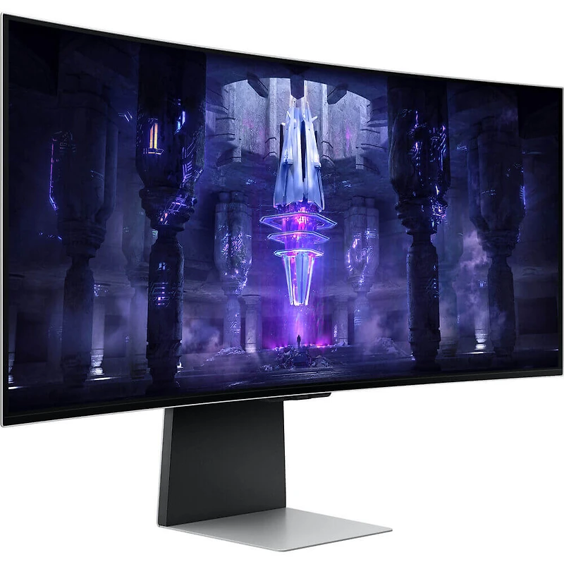 34 inch Odyssey OLED G8 Ultrawide Curved Gaming Monitor - Silver - OPEN BOX