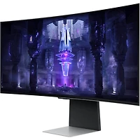 34 inch Odyssey OLED G8 Ultrawide Curved Gaming Monitor - Silver - OPEN BOX