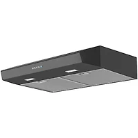 30 inch Breeze II Black Stainless Under-Cabinet Hood